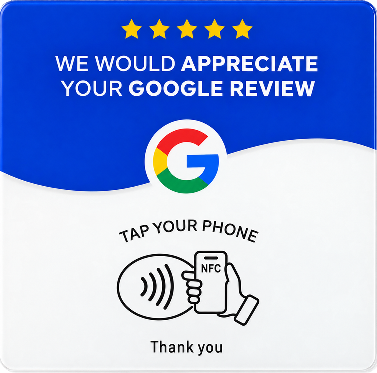 Google Review Tap Card
